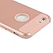 iPhone 6 Case, iPhone 6s Case, MTRONX™ Shockproof Heavy Duty Durable Hybrid Hard Soft TPU Case Cover Bumper For Apple iPhone 6, iPhone 6s - Rose Gold/Rose Gold(HC-RGRG)