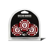 NCAA Indiana Hoosiers 3 Pack Golf Chip Ball Markers