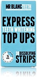 Mr Blanc Teeth ™ EXPRESS Teeth Whitening Strips - 2 Week Supply - Professional Teeth Whitening - Enamel Safe - Non Peroxide