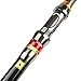 Goture Portable Carbon Fiber Telescopic Fishing Rod Retractable Travel Spinning Fishing Pole,Saltwater Boat Sea Rod