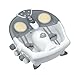 Conair FB12NRB Ultra Massaging Foot Spa with Water Jet, White and Gray