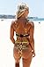 sisiyer ON Sale Women's African Geometric Print Cut Out High Waist 2PCS Bikini Swimsuit