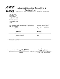True Nutrition Proteína de suero aislante de filtración en frío | Probado por terceros |, 1