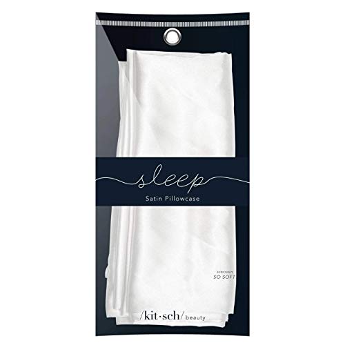 Kitsch Satin Pillowcase with Zipper for Hair & Skin, Softer Than Silk