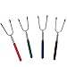 Marshmallow Roasting Sticks- Set of 4 Telescopic 34″ Extendable Stainless Steel Forks with Zippered Case – Roasts 2 at Oncethumb 3