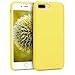 kwmobile Case Compatible with Apple iPhone 7 Plus/iPhone 8 Plus Case - TPU Silicone Phone Cover with Soft Finish - Pastel Yellow