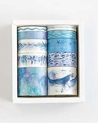 Set Of 10 Rolls Washi Paper Tape Masking Tape For Diy