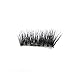 Oksale® New Hot Sale Magnetic Eye Lashes, 1 Pair (4pieces) Ultra-Thin 0.2mm 3D Mink Reusable False Magnet Eyelashes Extension for Makeup (Black)