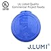 J.LUMI YCA1008 Twist Lock Photocell Sensor for Outdoor Lights, Next Generation Electronics Better for LED and Induction Lights, UL Listed for Commercial and Residential Use, Blue