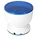 Recomfit Romantic Ocean Waves Light Relax Projector Pot Lamp, Mp3 Iphone Speaker, LED Star Night Light Projector, Music Projection (White&blue)