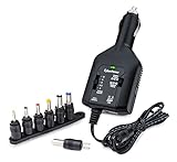 CyberPower CPUDC1U2000 Universal Power Adapter, 2.1 Amp/2000mA, USB Charge Port, 7 Adapter Tips, DC Plug, 5ft Power Cord