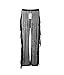 Nituyy Women Sexy Perspective Ruffle Mesh Sheer Swim Pants Bikini Bottom Cover Up Beach Swimsuit Cover-ups(B Black, M
