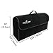 Big Ant Felt Car Trunk Organizer, Durable Collapsible Cargo Storage with Non Slip Bottom Car Gadget First Aid Storage Organizer Best for SUV Truck Vehicle L 19.6