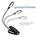 TAIR Book Light Double Arms Clip On LED Reading Light for Bed Eye-care Dimmable Book Reading Lamp