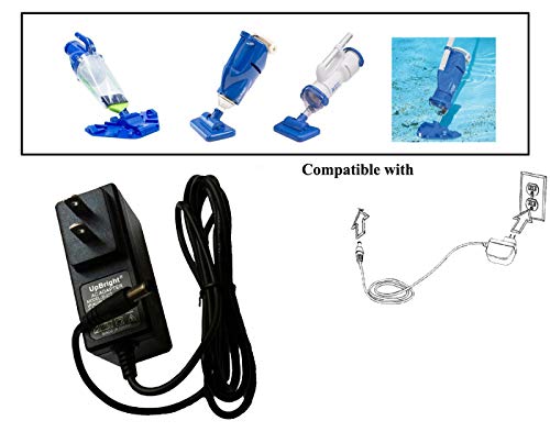 UpBright 12V AC/DC Adapter Compatible with Water Tech 10V Pool Blaster Max CG Millennium Eclipse XL PBA099 PBA099L TL02-128025U WTPBA099 Battery Powered Vacs Max HD ivac M3 M2 Vacuum Cleaner Charger