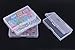 Mini Skater 3.52 ×1.8 ×0.55 Inch High Transparency Visible Plastic Box Small Size Clear Storage Case with Lid Use for Organizing Small Parts,Cotton Swab,Ornaments (4 Pcs)