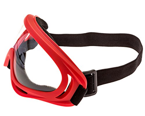 Impresa Products Foam Gun and Blaster Face Mask / Goggles / Eye Shield (1 Red Mask) - Perfect for Foam Blaster Guns from The Name Brand