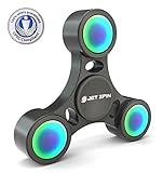 Fidget Spinner - Best Hand Toy for Stress Reduce, EDC, ADHD, Anxiety, Autism - Aluminum Alloy Frame - Top Quality R188 Bearings with Long Smooth 3-5 Minutes Spin