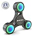 JetSpin Fidget Spinner - Best Hand Toy for Stress Relief, Anxiety, EDC - Metal Frame - Top Quality R188 Bearings with Long Smooth 3-5 Minutes Spin (Black)
