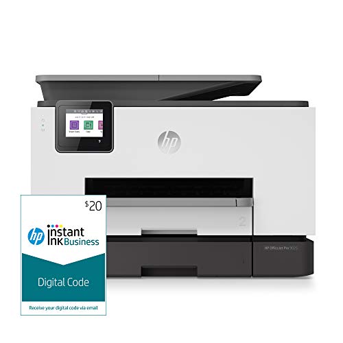 HP OfficeJet Pro 9025 All-in-One Wireless Printer, with Smart Tasks, Advanced Scan Solutions and Instant Ink Business $20 Prepaid Code