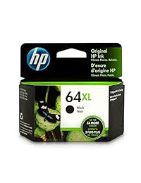 HP 64XL Cartucho de tinta negra (N9J92AN) para HP ENVY Photo 6252 6255 6258 7155 7158 7164 7855 7858 7864 HP ENVY 5542
