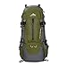 WoneNice 50L(45+5) Waterproof Hiking Backpack - Outdoor Sport Daypack with Rain Cover for Climbing Mountaineering Camping Fishing Travel Cycling Skiing (Army Green)