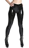 AvaCostume Womens Latex Rubber Pants Jeggings