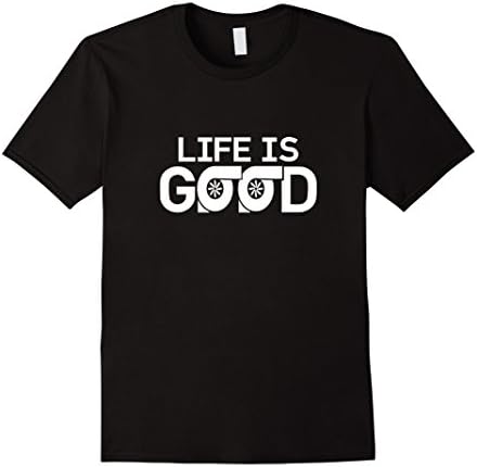 Mens Turbo T Shirt - Life is Good Turbo Shirt XL Black