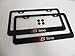 Deepro BBX10080X 2pcs S Line Black Metal License Plate Frame Holder Sportline