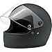 Biltwell Inc. Gringo S Flat Black Full Face Helmet - Medium