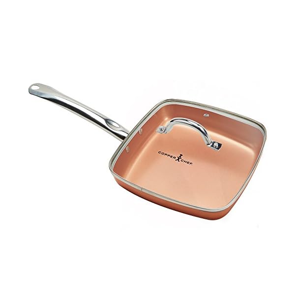 Copper Chef NonStick Fry Pan with Lid, Sauté, Skillet The Home