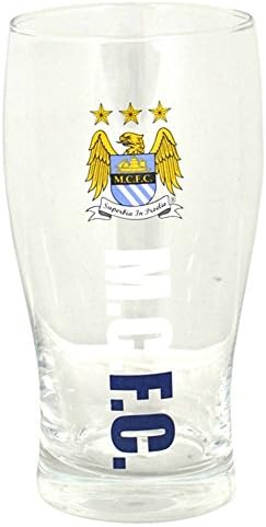 MANCHESTER CITY Official Pint Glass - Multi-Colour