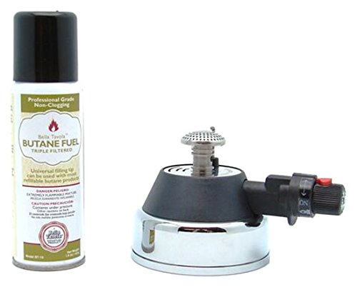 Bella tavola bt-4601f fondue chafing burner,butane fuel…