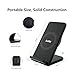 Fast Wireless Charger with Cooling Fan, Auckly 2 Coils Qi - Quick Wireless Charging Stand for iPhone 8 / 8 Plus / iPhone X / Galaxy Note 8 / S8 / S8 Plus / S7 / S7 Edge Plus / S6 Edge / Note 5(Black)