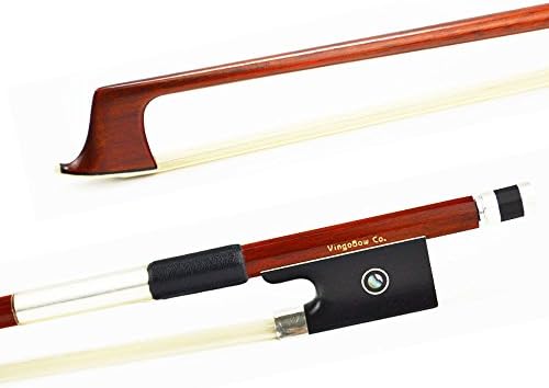 VingoBow 1/4 Size Pernambuco Violin Bow For Professional Players! Top Level Quality Unbleached Horse Hair, All Parts Professional Fitted, Art No.812VB.1/4