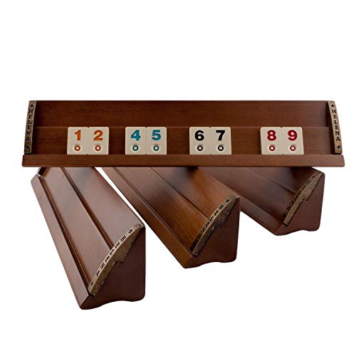 Helena wood art Straight Rummy - Wooden Rummikub Game Set - Thumbnail 2