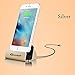 iPhone Charger Dock,BAVIER iPhone Desk Charger,Charge and Sync Stand for iPhone 7 iPhone 6 iPhone 6s plus,iPhone Charger Station,Charge cradle,desktop iphone charger (golden)