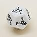 1118SESS Hot 2pcs Sex Funny Adult Love Humor Gambling Sexy Romance Erotic Craps Dice Pipe Toy (Color: White)thumb 1