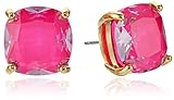 kate spade new york Enamel Small Square Pink Stud