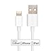 iPhone charger, Omars Lightning to USB Cable for iPhone 7 iPhone 7 Plus iPhone 6s 6 Plus 5s 5c 5, iPad Pro, Air 2, iPad mini 4 3 2, iPod touch 5th gen / 6th gen / nano 7th gen [Apple MFi Certified]White 3ft