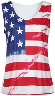 HOT !Kstare Summer Women's Loose Casual National Flag Straps Tank Tops T-Shirt (L, Multicolour)