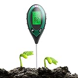 PAREIKO Soil Test Kit 4 in 1 Digital PH Meter for