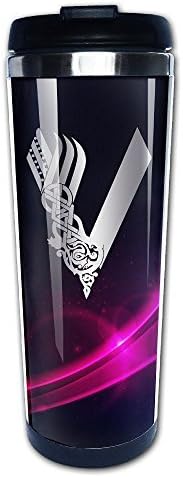 Stainless Steel Vikings Tv Show Platinum Style Tumbler Coffee Mug