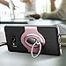 eSamcore Compatible for s 8 Phone case Ring Holder Kickstand Cases Magnetic Phone Car Mount [Rose Gold]