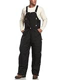 Carhartt Men's Yukon Arctic Quilt Lined Zip to Waist Biberalls,Black,36 x 32