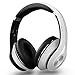 August EP640 Bluetooth Wireless Stereo Headphones with NFC and aptX - White