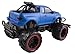 Vokodo R/C Monster Truck Toy Remote Control RTR Electric Vehicle Off-Road RC Race Car (1:16 Large Scale - Blue)