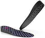 LiftKits Women's 1 inch Shoe Lift Inserts,  Black/Pink,  Medium/6-12 M US,