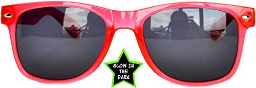 Fashion Style Red Frame Vintage Smoke Lens Sunglasses Retro 80’s OWL - Thumbnail 2