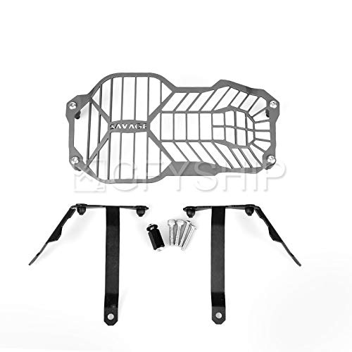 For BMW R1250GS 2019 R1250 GS ADV 2019 Motorcycle Prevent loss Headlight Grille Guard Cover Protector (Titanium)